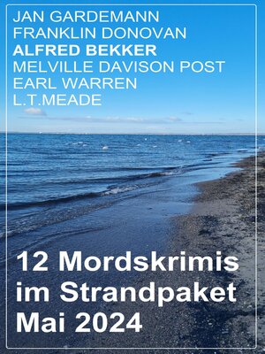 cover image of 12 Mordskrimis im Strandpaket Mai 2024